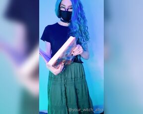 Your Witch Alba aka your_witch_alba - 01-22-2022 OnlyFans Video - I think your local librarian might be some kind of slutty witch or siren