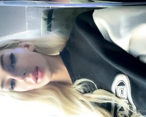 TS Alice Heaven aka deliadoll666 - 09-23-2022 OnlyFans Video - being risky on the bus 333 wonder if anybody on here knows i have a big