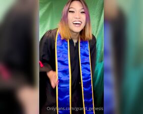 Genesis Green aka grand_genesis - 09-04-2022 OnlyFans Video - So I graduated a bit ago, but who doesnt like college girl roleplay Plus, I always