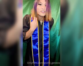 Genesis Green aka grand_genesis - 09-04-2022 OnlyFans Video - So I graduated a bit ago, but who doesnt like college girl roleplay Plus, I always