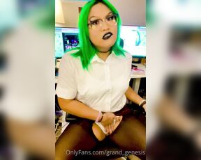 Genesis Green aka grand_genesis - 01-08-2023 OnlyFans Video - I dont think that HR will be happy about this one_bskr