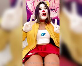 Genesis Green aka grand_genesis - 08-18-2022 OnlyFans Video - HAPPY VIDEO THURSDAY So today, we have my clown videos Are you scared of clowns Personally