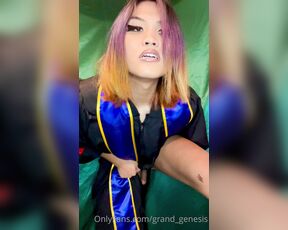 Genesis Green aka grand_genesis - 09-04-2022 OnlyFans Video - So I graduated a bit ago, but who doesnt like college girl roleplay Plus, I always_mfpa