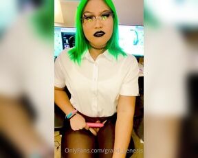 Genesis Green aka grand_genesis - 01-08-2023 OnlyFans Video - I dont think that HR will be happy about this one