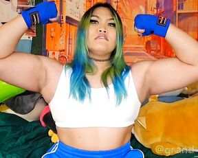 Genesis Green aka grand_genesis - 09-04-2024 OnlyFans Video - Do you like seeing strong girls flexing, or submissive girls fingering