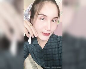 Lucy Thai TS aka lucythaits - 10-18-2024 OnlyFans Video - Am relax day