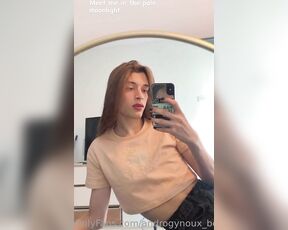 Androgynoux Boy aka androgynoux_boy - 06-29-2023 OnlyFans Video - tell me what you think of the second image Ill wait for your answer in my