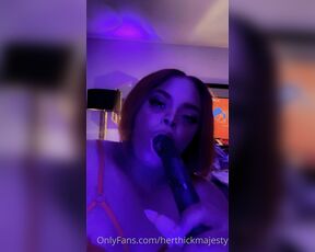 Herthickmajesty aka herthickmajesty - 01-23-2022 OnlyFans Video - I got turned on doing a show and couldnt help but keep goingMy mouth was so