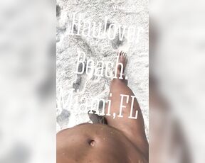 Ts PublicPrincess aka publicprincess - 01-02-2020 OnlyFans Video - Showing off in Miami with a Sandy Dick