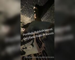 Ts PublicPrincess aka publicprincess - 01-05-2022 OnlyFans Video - Getting gas turns into catching a good nut and showing off in the middle of the