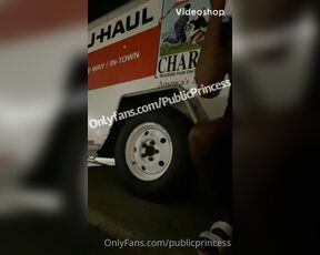 Ts PublicPrincess aka publicprincess - 09-28-2020 OnlyFans Video - UHAUL  lol saw a nice big parking lot I could help but drop a load