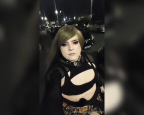 Jade Storm aka rosejadestorm - 10-01-2023 OnlyFans Video - Out late at night in a very short skirt heading to a club