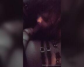 Jade Storm aka rosejadestorm - 12-14-2023 OnlyFans Video - Kneeling in the lounge area of the sex club she had me suck her cock