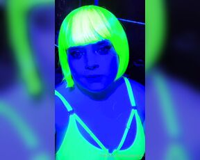 Jade Storm aka rosejadestorm - 03-05-2024 OnlyFans Video - Last nights camming being a UV neon whore absolutely dripping in cum and lube and getting