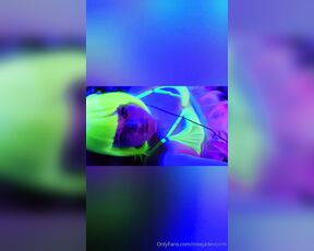 Jade Storm aka rosejadestorm - 03-05-2024 OnlyFans Video - Last nights camming being a UV neon whore absolutely dripping in cum and lube and getting