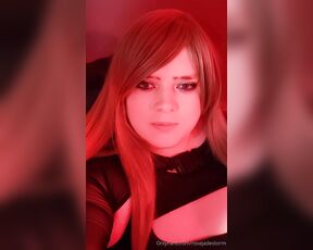 Jade Storm aka rosejadestorm - 04-28-2024 OnlyFans Video - Sat relaxing in the Dungeon whilst a slave is chained up in the cage in sensory