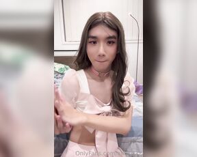 Femboy Rechelle aka abgcd22 - 05-21-2023 OnlyFans Video - I want to show you how deep I can take it