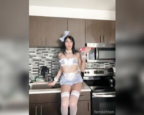 TS Femkittten aka femkittten - 09-16-2021 OnlyFans Video - Hire me as your Maid, I promise to clean everything thoroughly_6763