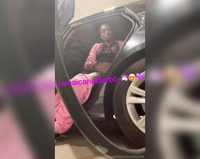 JamaicannBarbb aka jamaicannbarbb - 07-19-2024 OnlyFans Video - Gas station nut  preview