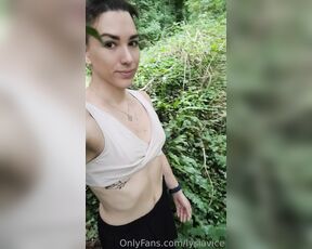 LysiaVice aka lysiavice - 07-10-2023 OnlyFans Video - Hiking in the woods_oe0h