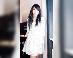 Sashimi Shush aka sashimishush - 07-23-2020 OnlyFans Video - I feel so innocent and pure in this white dress