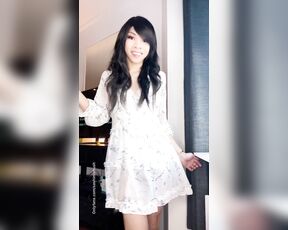 Sashimi Shush aka sashimishush - 07-23-2020 OnlyFans Video - I feel so innocent and pure in this white dress