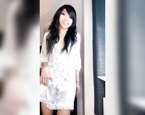 Sashimi Shush aka sashimishush - 07-23-2020 OnlyFans Video - I feel so innocent and pure in this white dress