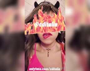 TS Cditalia aka cditalia - 04-06-2023 OnlyFans Video - Chameleon lips