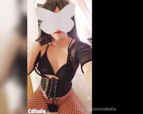 TS Cditalia aka cditalia - 04-21-2023 OnlyFans Video - Some attempts trying to looks sexy while Im showing you my nipples