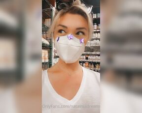 Natassia Dreams aka natassiadreamsx - 06-11-2020 OnlyFans Video - Topless in the grocery store w Aubrey Kate