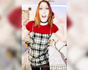 Luci Belle aka cutie-succubus - 04-26-2021 OnlyFans Video - Just showing off my cute little outfit and of course the chastity cage that Im still