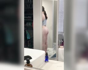 Natalie Mars aka Nataliemars OnlyFans - Spying on me in the mirror as I brush my teeth Naughty, naughty Definitely the hottest thing I’ve