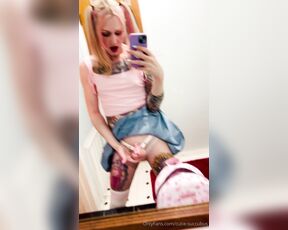 Luci Belle aka cutie-succubus - 02-26-2024 OnlyFans Video - I went to a party this weekend and I was locked in chastity I was so