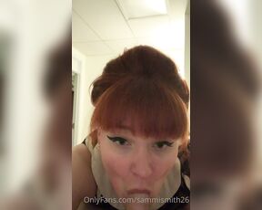 Sammi Smith aka sammismith26 - 07-25-2021 OnlyFans Video - Beehive blowjob set