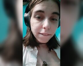 Big Dick Goth GF aka bigdickgothgf - 07-15-2023 OnlyFans Video - little bit of late night moaning I make some cute faces here gt33