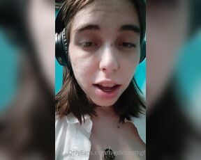 Big Dick Goth GF aka bigdickgothgf - 07-15-2023 OnlyFans Video - little bit of late night moaning I make some cute faces here gt33