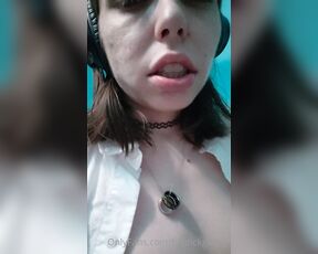 Big Dick Goth GF aka bigdickgothgf - 07-15-2023 OnlyFans Video - little bit of late night moaning I make some cute faces here gt33