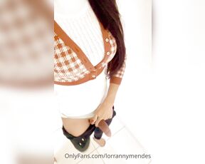 Lorranny mendes aka lorrannymendes - 02-22-2022 OnlyFans Video - before leaving this morning my dick got hard, which was the way to jerk off to