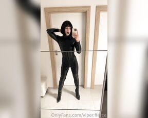 Viper Fierce aka viperfierce - 07-27-2023 OnlyFans Video - Wearing a catsuit is totally addictive I def need to get a latex one