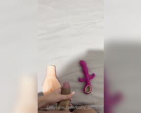 Baby_Amorim aka baby_amorim - 07-12-2022 OnlyFans Video - Which of these toys should I use and record a video Pussy to massage my cock