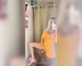 Baby_Amorim aka baby_amorim - 01-21-2023 OnlyFans Video - I liked this dress at the store, should I take it