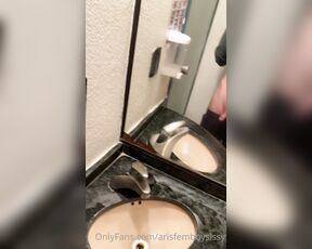 Mexicana arisfemboysissy aka arisfemboysissy - 09-14-2021 OnlyFans Video - jerking off at the hospitals bathroom masturbandome en el baño del hospital