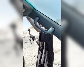 TsLunafuego aka Tslunafuego OnlyFans - OUTDOOR SEX ON THE BEACH  HEY BE CARE FULL I THINK THE POLICE IS COMING OH NO NO IS JUST A CAR 3