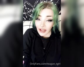 TS Teagan aka teagan_tgirl - 08-12-2022 OnlyFans Video - I have somewhere very warm and very wet for you to put your dick fyi