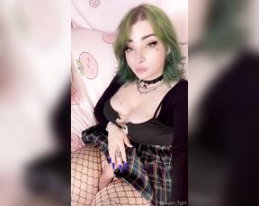 TS Teagan aka teagan_tgirl - 10-21-2024 OnlyFans Video - I think I always wanted to be someones big tittied goth gf