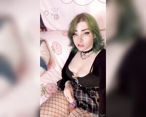 TS Teagan aka teagan_tgirl - 10-21-2024 OnlyFans Video - I think I always wanted to be someones big tittied goth gf