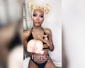 TsBarbianna aka explicitlyarmani - 10-11-2023 OnlyFans Video - Solo session with a new toy  i wish i was using your hole instead