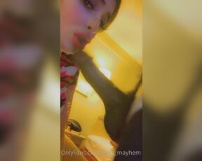 Ivory Mayhem aka ivory_mayhem - 11-13-2020 OnlyFans Video - Sucking that big pretty dick