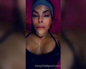 TS Foxxy aka Foxxy702 OnlyFans - Sweat with