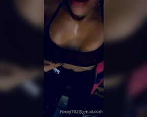 TS Foxxy aka Foxxy702 OnlyFans - Sweat with